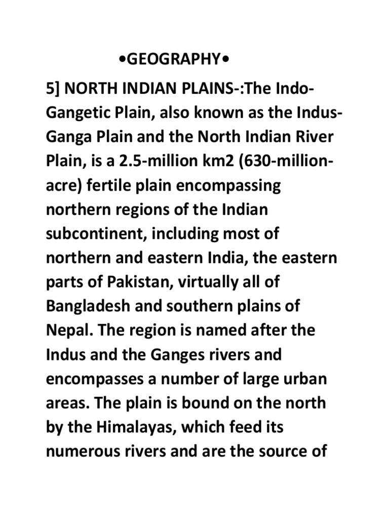 Geography Project | PDF