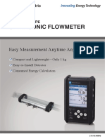 Ultrasonic Flowmeter: Easy Measurement Anytime Anywhere