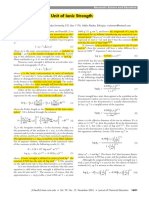 The Definition and Unit of Ionic Strength - Theodros Solomon - Research, Science and Education