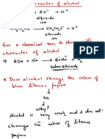 Acidic Character of Alcohol and Phenol