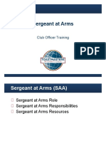 Sergeant at Arms Slides