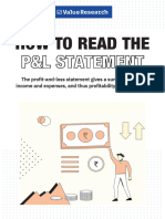 How To Read The PNL Statement
