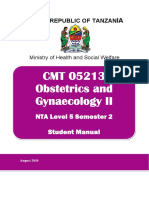 SM - CMT 05213 Obstetrics and Gynaecology II