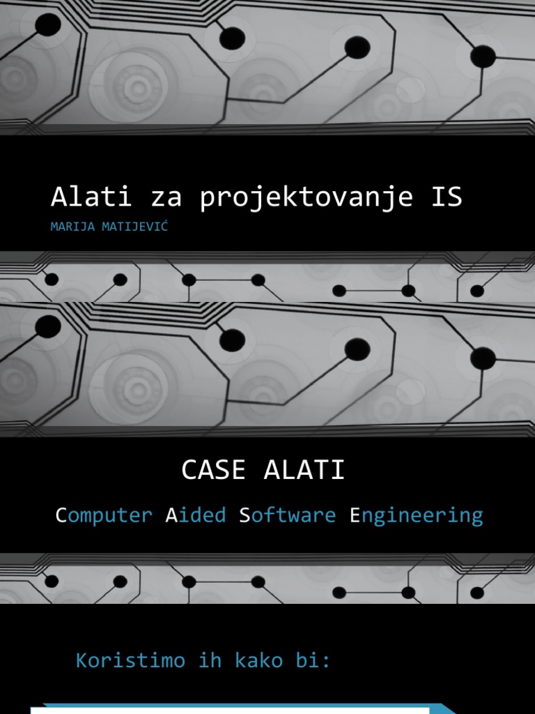 Alati Za Projektovanje Is | PDF