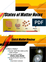 States of Matter Notes