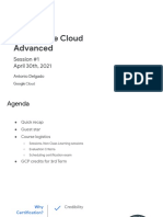 Session 1 - Google Cloud Advanced
