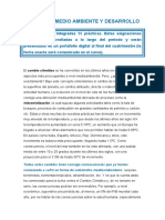 Cambio climático, contaminación y recursos