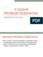 Konsep Dasar Promosi Kesehatan