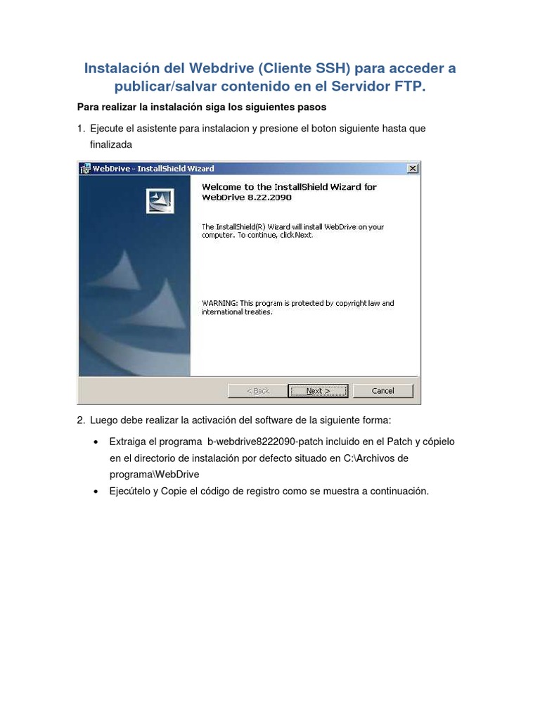 Instalacion Del Webdrive | PDF