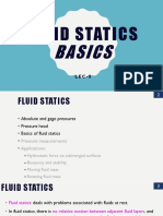 5 - Fluid Statics (Basics)