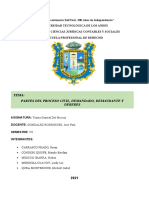 Partes en El Proceso Civil Demandante, Demandado y Deberes-Grupo 3