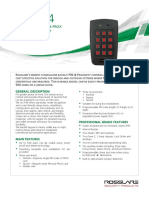 Outdoor Backlit PIN & PROX Standalone Controller: R ' PIN & P, AC-F44, PIN / P - T 500