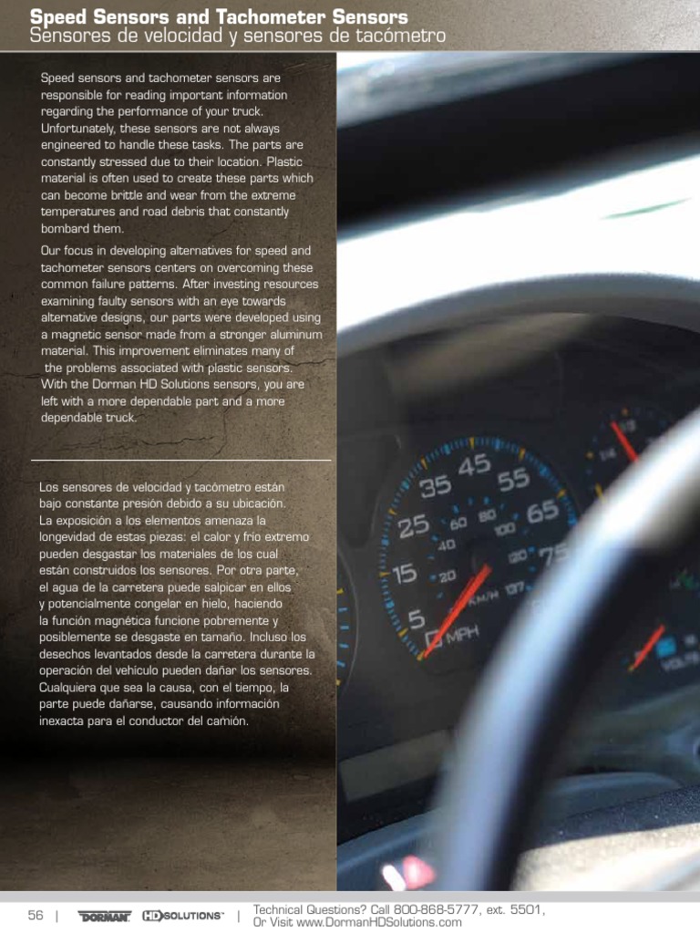 Enhanced Tachometer Sensor Solutions | PDF | Vehicle Technology | Motor ...