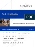 Siemens: Tab 6 - Data Checking
