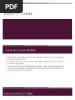 Basics of Digital Filters