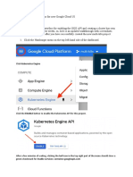 Updated GKE Creation Steps For New