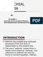 Bronchial Asthma: DR Jumbo J Associate Prof/Consultant Physician Ndu, Wilberforce Island, Bayelsa State