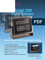 Model 220: Digital Indicator