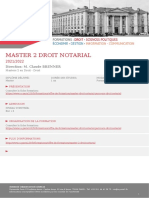 Master 2 Droit Notarial