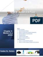 Chapter 4 - Motion in A Plane