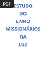 Estudo Do Livro Missionc3a1rios Da Luz