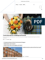 Covid Rules Ease For Weddings and Funerals: Scotland