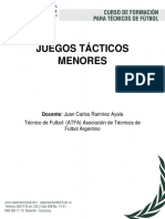 Juegos Tacticos Menores Modulo Liga Antioqueña de Futbol