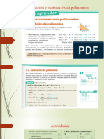 Adicion y Sustraccion de Polinomios