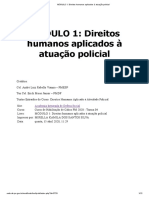 MÓDULO 1_ Direitos Humanos Aplicados à Atuação Policial