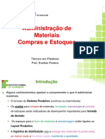 Aula 09 e 10 - AdmProd - Administração de Materiais - Compras e Estoques