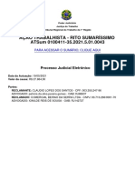 Ação Trabalhista - Rito Sumaríssimo Atsum 0100411-35.2021.5.01.0043