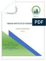 Indian Institute of Foreign Trade: Finance Compendium Part A