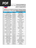 Listado Para Campo Carabobo