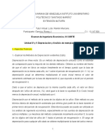 Examen de Ingeniería Económica 20% TERCER CORTE 2021. Ronny Garnica