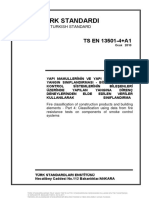 Türk Standardi: TS EN 13501-4+A1