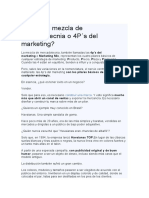 Qué Es La Mezcla de Mercadotecnia o 4P S Del Marketing?