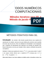 05 - Métodos Iterativos para SEL e Método de Jacobi-Richardson