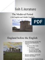 English Literature: The Medieval Period