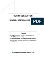 NW-BT Escalator Installation Guide Book: Notice
