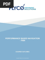 Performance Based Navigation - PBN: Course Outlines