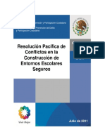 Resolucion Pacifica de Conflictos en La Construccion de Entornos Escolares Seguros