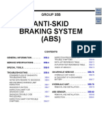 Anti-Skid Braking System (ABS) : Group 35B