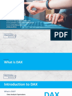 DAX Workshop Slides