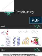 Protein Assay: Christa Edo G0017044