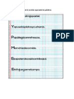 Escribe Correctamente La Oración Separando Las Palabras