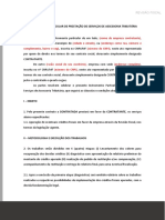 Modelo de Contrato Revisão Fiscal