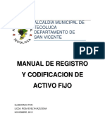 Manual de Registro y Codificación de Activo Fijo