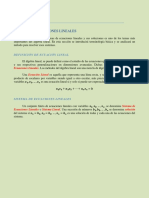 Sistemas de Ecuaciones Lineales Teoría