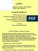301 PPt. Plan Trabajo 1 Latín I (Letras) FHUC (1)