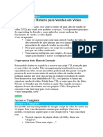 Construtor de Roteiro para Vendas em Vídeo